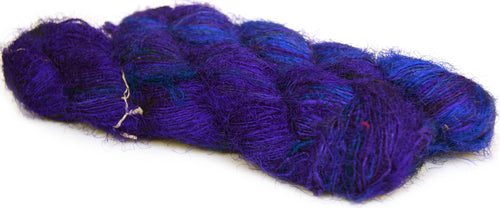 Almost Iridescent Spun Silk Sari Yarn
