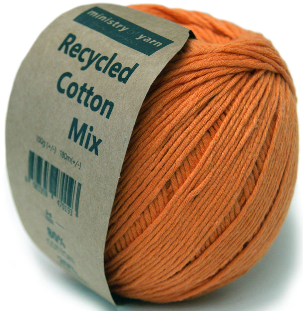 Recycled Cotton Mix - Pumpkin – Ministry of Yarn