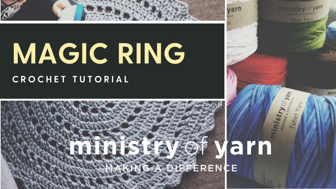Magic ring crochet tutorial video