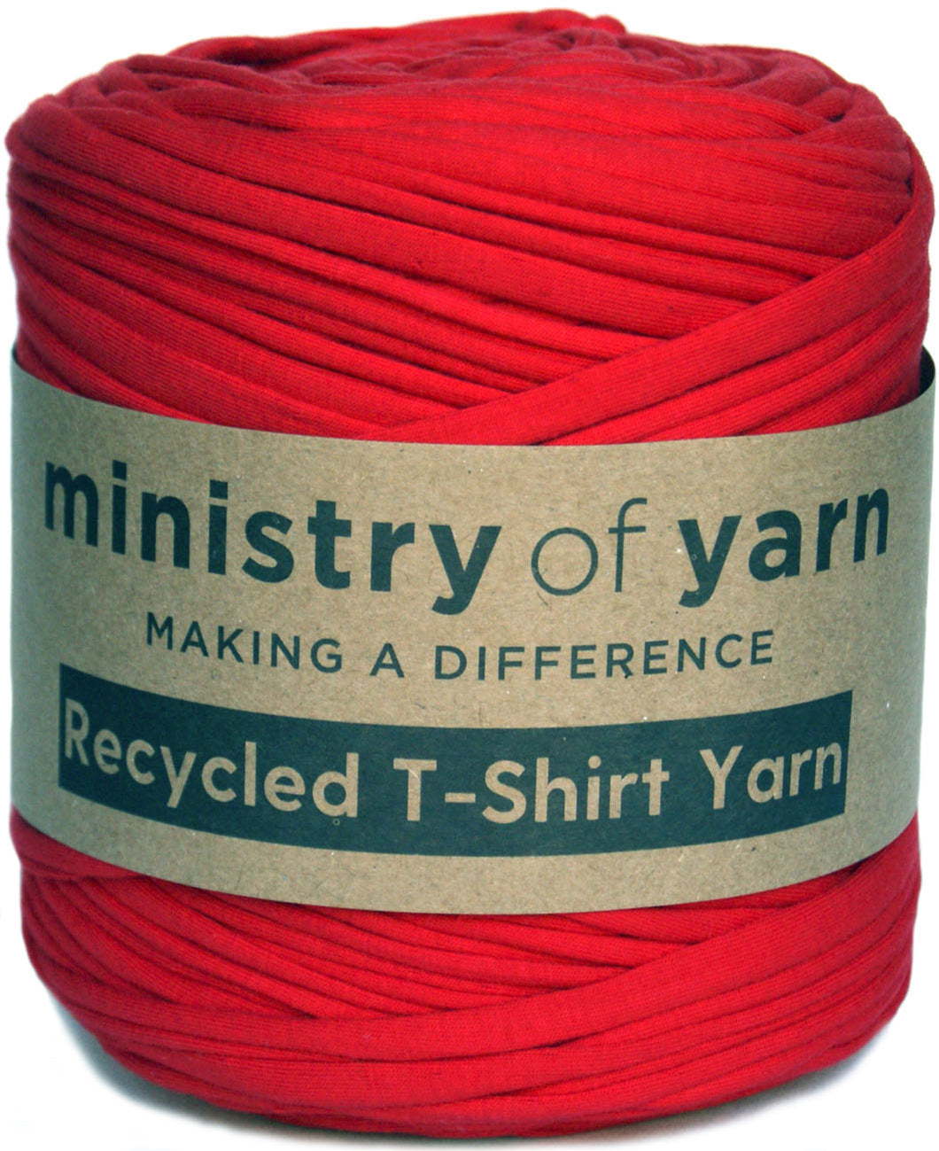red recycled t-shirt yarn Australia