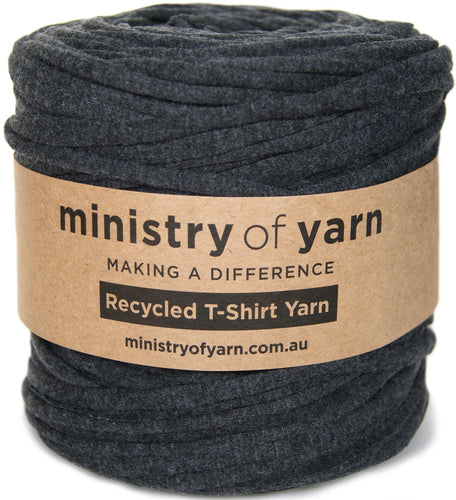 Dark Grey Marle T-shirt Yarn - Seconds Quality