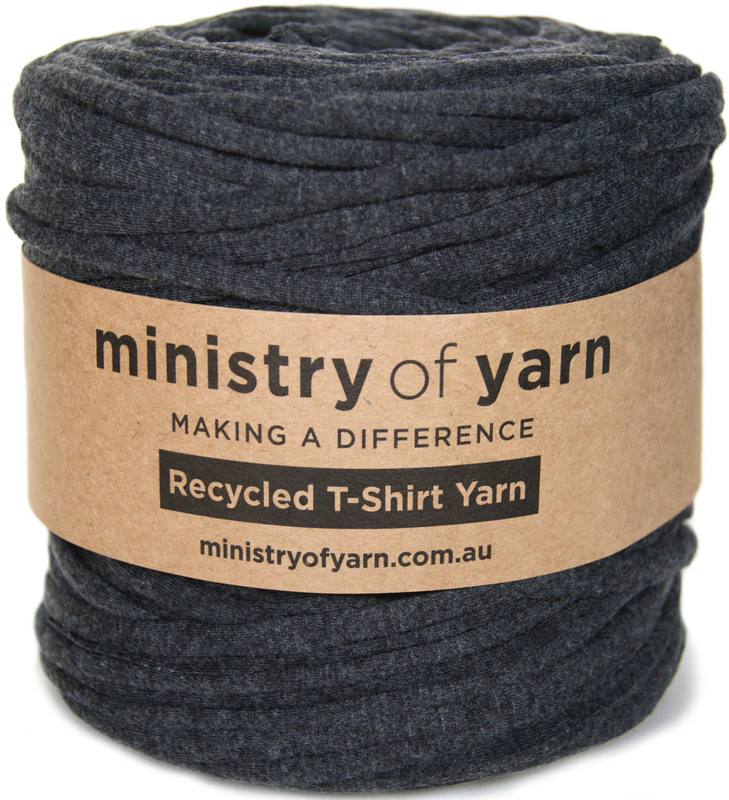 Dark Grey Marle T-shirt Yarn - Seconds Quality