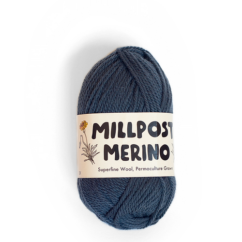 Millpost Merino Superfine Merino Ball - Dark Grey