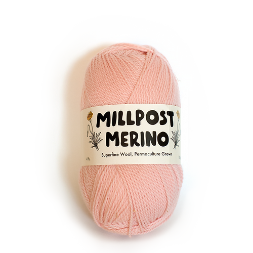 Millpost Merino Superfine Merino Ball - Dusty Pink