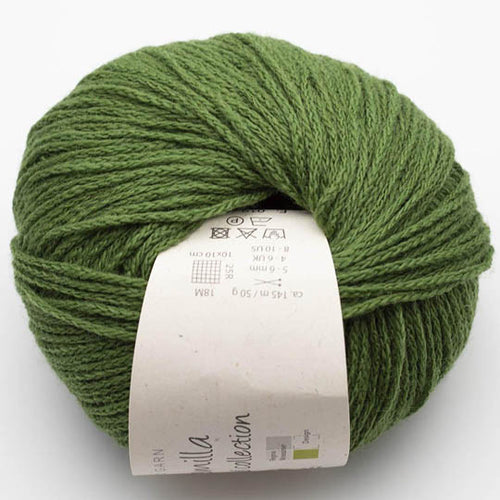 Semilla Cable GOTS organic wool Australia dark green