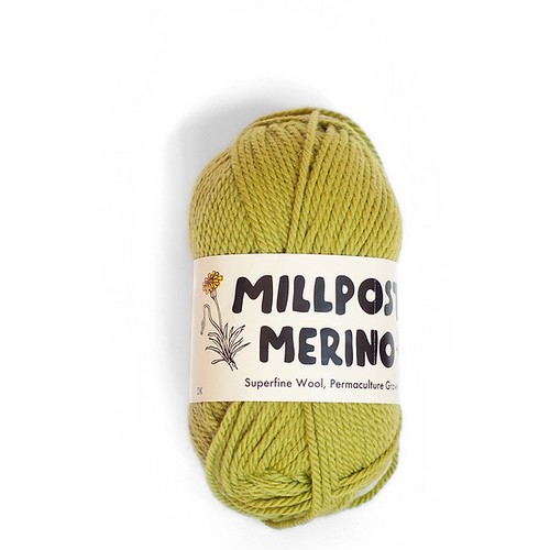 Millpost Merino Superfine Merino Ball - Green