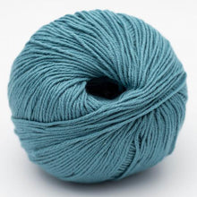 Bold blue organic GOTS cotton BC Garn yarn