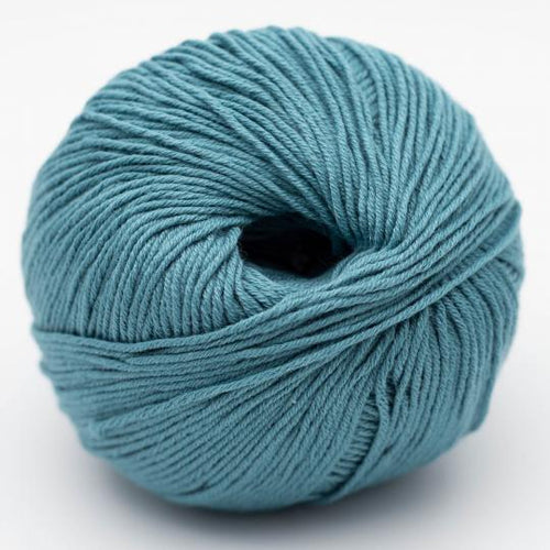 Bold blue organic GOTS cotton BC Garn yarn