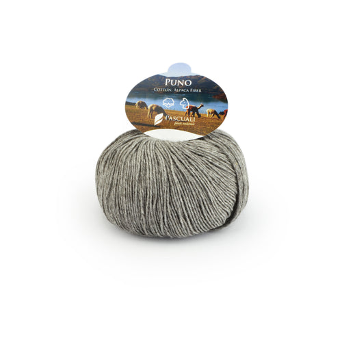 Light grey organic cotton and alpaca Pascuali yarn Australia