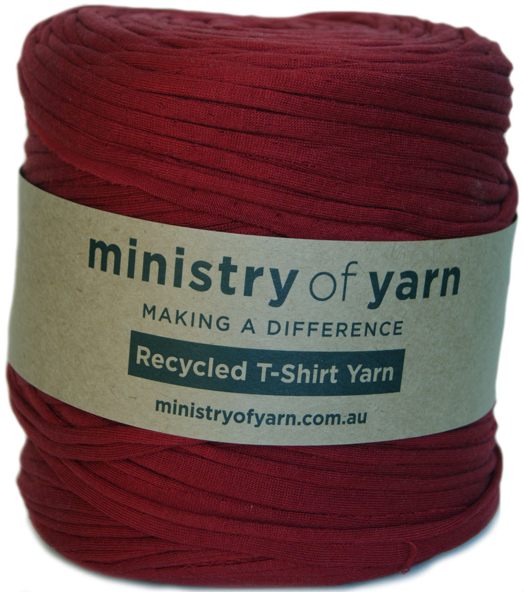 Shiny Wine T-shirt Yarn