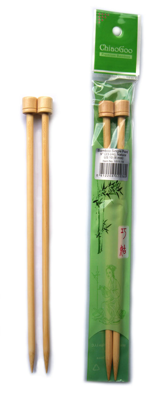 6mm ChiaoGoo Bamboo Knitting Needles