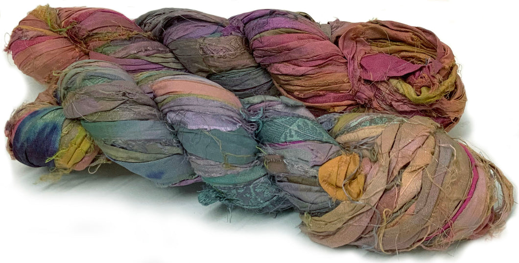 multicolour recycled sari yarn Australia