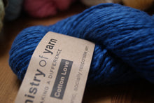 Deep blue socially responsible fair trade cotton clouds organic yarn Australia Cotton Clouds