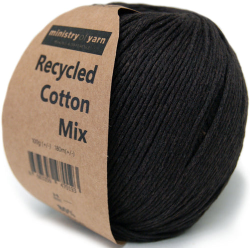 Dark brown recycled cotton mix amigurumi yarn Australia