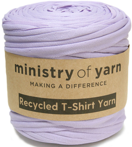 light synthetic purple recycled t-shirt yarn Australia