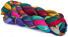 Recycled multicolour silk sari yarn Australia