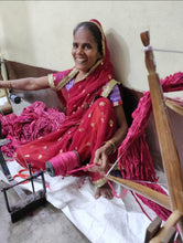 Marigold Recycled Sari Silk Ribbon Yarn