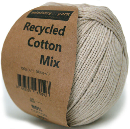light tan recycled slim cotton little amigurumi yarn Australia